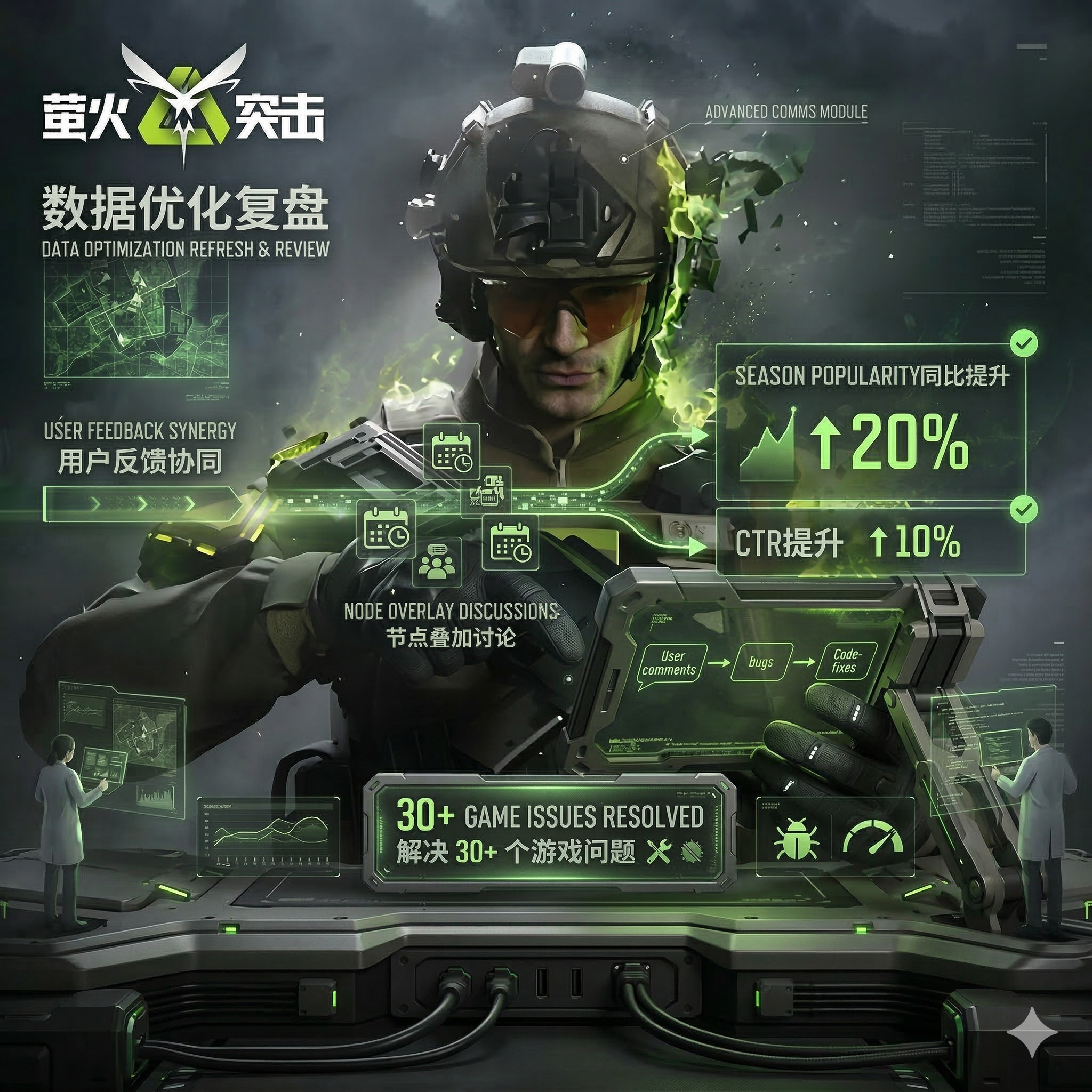 萤火突击 数据优化复盘